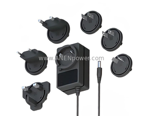 CHINA Consiguiendo la certificación IEC/EN 62368 de 15 W de conexión intercambiable máxima 12V 24V 9V AC DC Adaptador de alimentación 5V proveedor