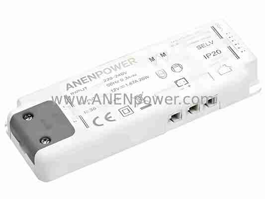 CHINA 15W Max 12V/24V IP20 Suporte de energía LED súper delgado Ideal para iluminación de gabinetes y vitrinas proveedor