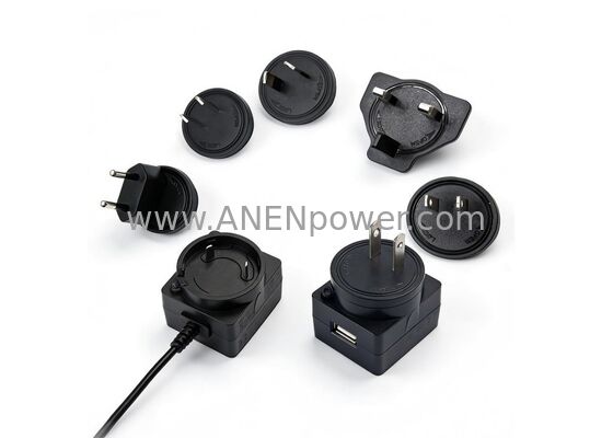 CHINA Adaptador de CA intercambiable de 10W, fuente de alimentación USB de 5V 2A para dispositivos IoT y sensores inteligentes proveedor