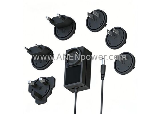 CHINA Adaptador de CA intercambiable de 36W, 12V 3A, fuente de alimentación de 24V 1.5A para terminales POS, controladores LED proveedor