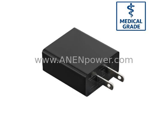 Adaptador de alimentación médica de 6W 5V 1.2A Alimentación AC DC IEC 60601-1 2xMOPP para dispositivos de monitoreo proveedor