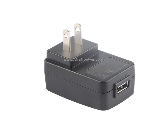 Adaptador de energía AC/DC de 12W máximo certificado por la FCC - 5V 2A, 5V 2.4A, 9V 1.33A, 12V 1A, 24V 500mA