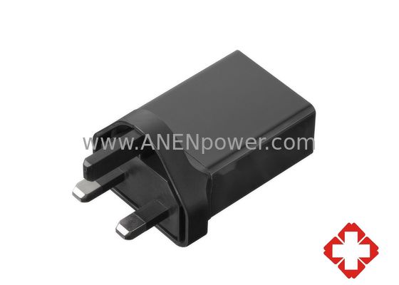 Adaptador de CA de 5V 2A con certificación UL/IEC 60601 UKCA CE, cargadores USB médicos de 5V 1A con enchufe del Reino Unido